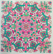 Colored by Alison Ferries - from Cool (Angie's Extreme Coloring Books Volume 2)