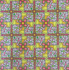 Colored by Alison Ferries - from Pizzazz (Angie's Patterns Volume 9)