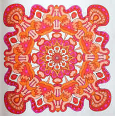 Colored by Alison Ferries - from Wow (Angie's Extreme Coloring Books Volume 1)