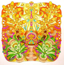 Colored by Anja Meuer - from Wow (Angie's Extreme Coloring Books Volume 1)