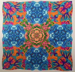 Colored by Caz Brutton - from Wow (Angie's Extreme Coloring Books Volume 1)