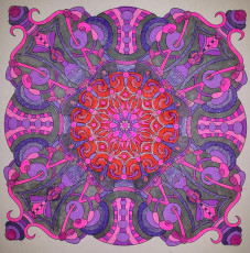 Colored by Gail Morgan - from Cool (Angie's Extreme Coloring Books Volume 2)