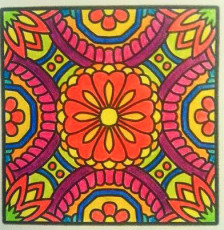 Colored by Kathy Colins-Shultz - from Flowers (A Coloring Journal)