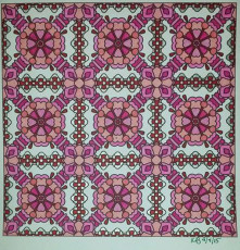 Colored by Kelley Branham - from Flowers (A Coloring Journal)