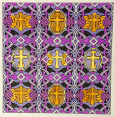 Colored by Kristen Garlans - from Faith (Angie's Patterns Volume 6)