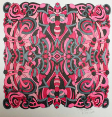 Colored by Melissa Adamek-Dean - from Cool (Angie's Extreme Coloring Books Volume 2)