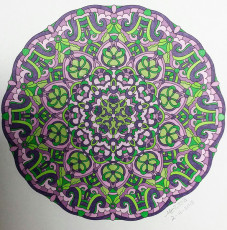 Colored by Melissa Adamek-Dean - from Cool (Angie's Extreme Coloring Books Volume 2)
