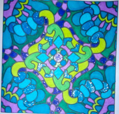 Colored by Mia Marie - from More Doodles (For Crayons And Wide Tipped Markers)