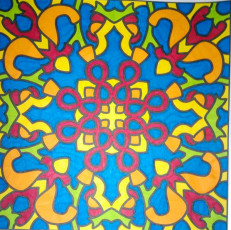 Colored by Mia Marie - from More Doodles (For Crayons And Wide Tipped Markers)