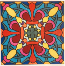 Colored by Michele Graves - from Doodles (For Crayons And Wide Tipped Markers)
