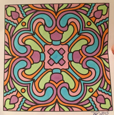 Colored by Nancy Posey - from Quirky (Angie's Patterns Volume 14)
