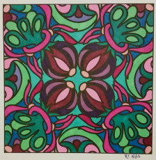 Colored by Robin Turner - from Quirky (For Crayons And Wide Tipped Markers)