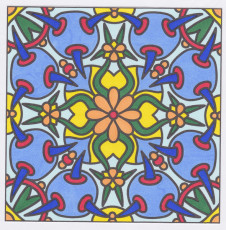 Colored by Ron Chernobrov - from Bling (For Crayons And Wide Tipped Markers)