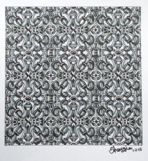 Colored by Shazzie Morgan - from Quirky (Angie's Patterns Volume 14)