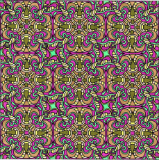 Colored by Sheila Ann Galantino - from Peppy (Angie's Patterns Volume 12)