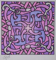 Colored by Shyla Jannusch - from Classy (For Crayons And Wide Tipped Markers)