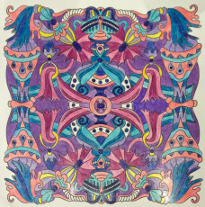 Colored by Abby Wynne - from Wow (Angie's Extreme Coloring Books Volume 1)