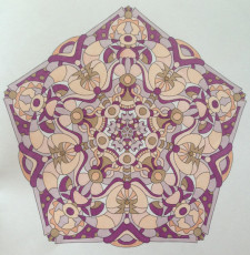 Colored by Alison Ferries - from Cool (Angie's Extreme Coloring Books Volume 2)