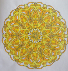 Colored by Alison Ferries - from Cool (Angie's Extreme Coloring Books Volume 2)