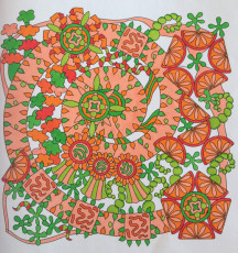 Colored by Alison Ferries - from Wow (Angie's Extreme Coloring Books Volume 1)