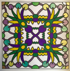 Colored by Amy Wilson-Fontenot - from Bling (For Crayons And Wide Tipped Markers)