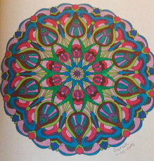 Colored by Sarah Elizabeth Adamek-Dean - from Cool (Angie's Extreme Coloring Books Volume 2)