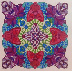 Colored by Deborah Powell - from Cool (Angie's Extreme Coloring Books Volume 2)