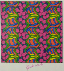 Colored by Felicia Brandon - from Whimsy (Angie's Patterns Volume 2)
