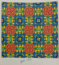 Colored by Felicia Brandon - from Whimsy (Angie's Patterns Volume 2)
