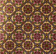 Colored by Jackie Posey - from Flowers (For Crayons And Wide Tipped Markers)