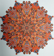 Colored by Melissa Adamek-Dean - from Cool (Angie's Extreme Coloring Books Volume 2)