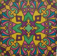 Colored by Sabrina Williams - from Bling (For Crayons And Wide Tipped Markers)