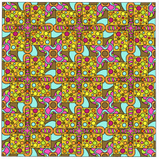 Colored by Sheila Ann Galantino - from Pizzazz (Angie's Patterns Volume 9)