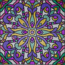 Colored by Shyla Jannusch - from Bling (For Crayons And Wide Tipped Markers)