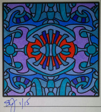 Colored by Shyla Jannusch - from Pizzazz (A Coloring Journal)