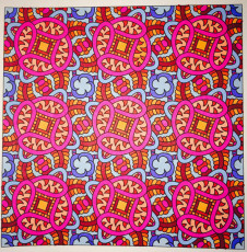 Colored by Vicky Borrow - from Nifty (Angie's Patterns Volume 10)