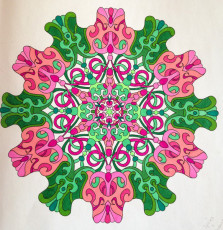 Colored by Alison Ferries - from Cool (Angie's Extreme Coloring Books Volume 2)