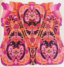Colored by Alison Ferries - from Wow (Angie's Extreme Coloring Books Volume 1)