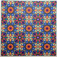 Colored by Amy Wilson-Fontenot - from Flowers (Angie's Patterns Volume 8)