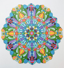 Colored by Angie Brand - from Cool (Angie's Extreme Coloring Books Volume 2)
