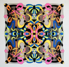 Colored by Annette DeJong - from Cool (Angie's Extreme Coloring Books Volume 2)