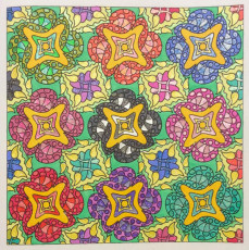 Colored by Cozette Morstein - from Nifty (Angie's Patterns Volume 10)