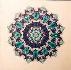 Colored by Deborah Powell - from Cool (Angie's Extreme Coloring Books Volume 2)