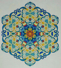 Colored by Deborah Powell - from Cool (Angie's Extreme Coloring Books Volume 2)