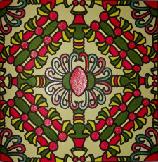 Colored by Judy Sarmiento - from Bling (For Crayons And Wide Tipped Markers)