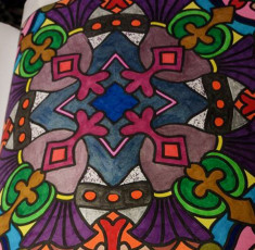 Colored by Mary Hastings - from Bling (For Crayons And Wide Tipped Markers)