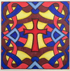Colored by Melissa Evans - from Faith (For Crayons And Wide Tipped Markers)