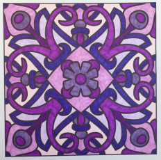 Colored by Melissa Evans - from Nifty (For Crayons And Wide Tipped Markers)