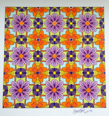 Colored by Shazzie Morgan - from Flowers (Angie's Patterns Volume 8)
