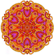 Colored by Sheila Ann Galantino - from Cool (Angie's Extreme Coloring Books Volume 2)